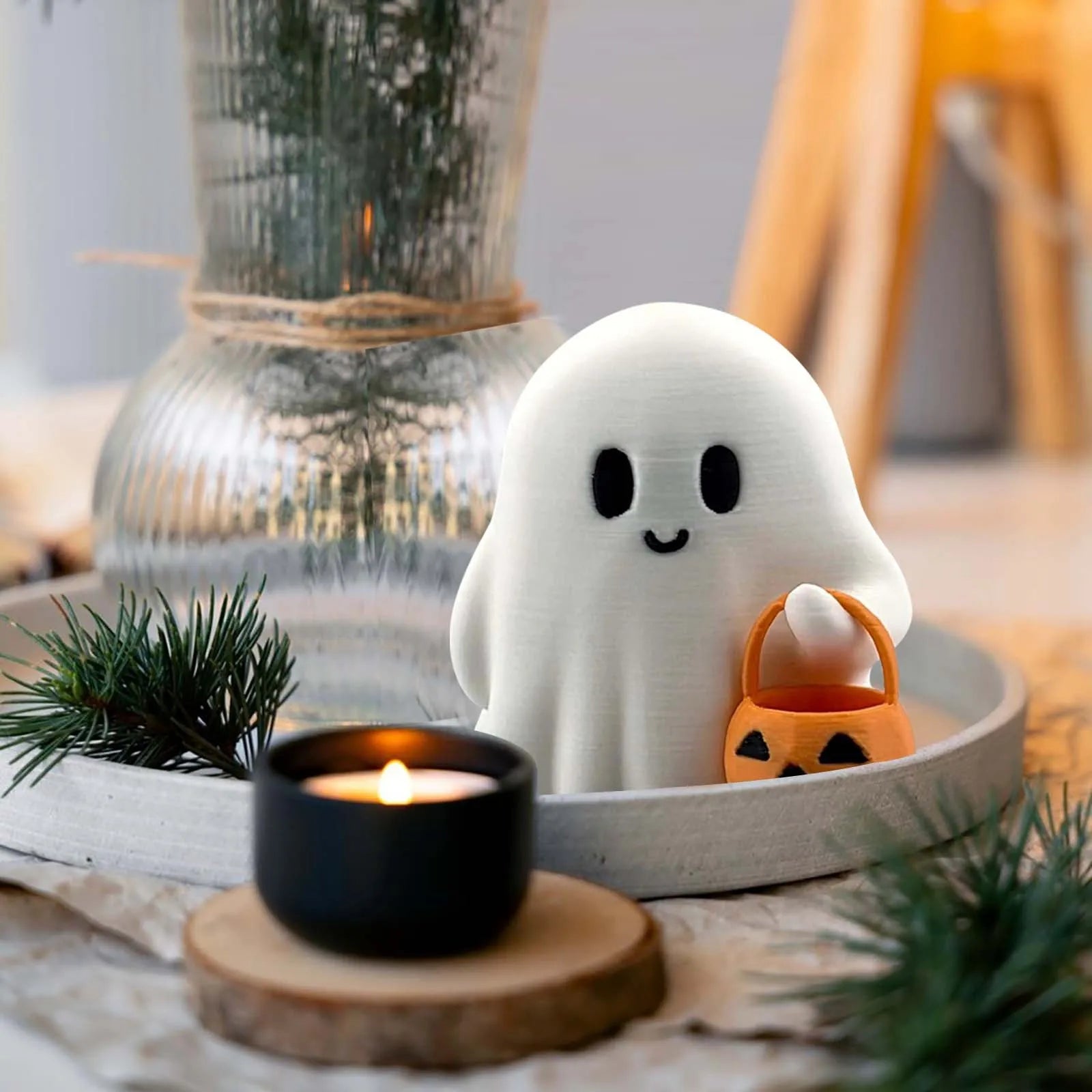 Halloween Cute Ghost Figurine