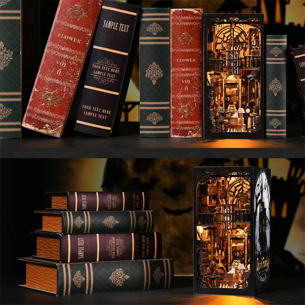 Gothic style Halloween Bookshelf