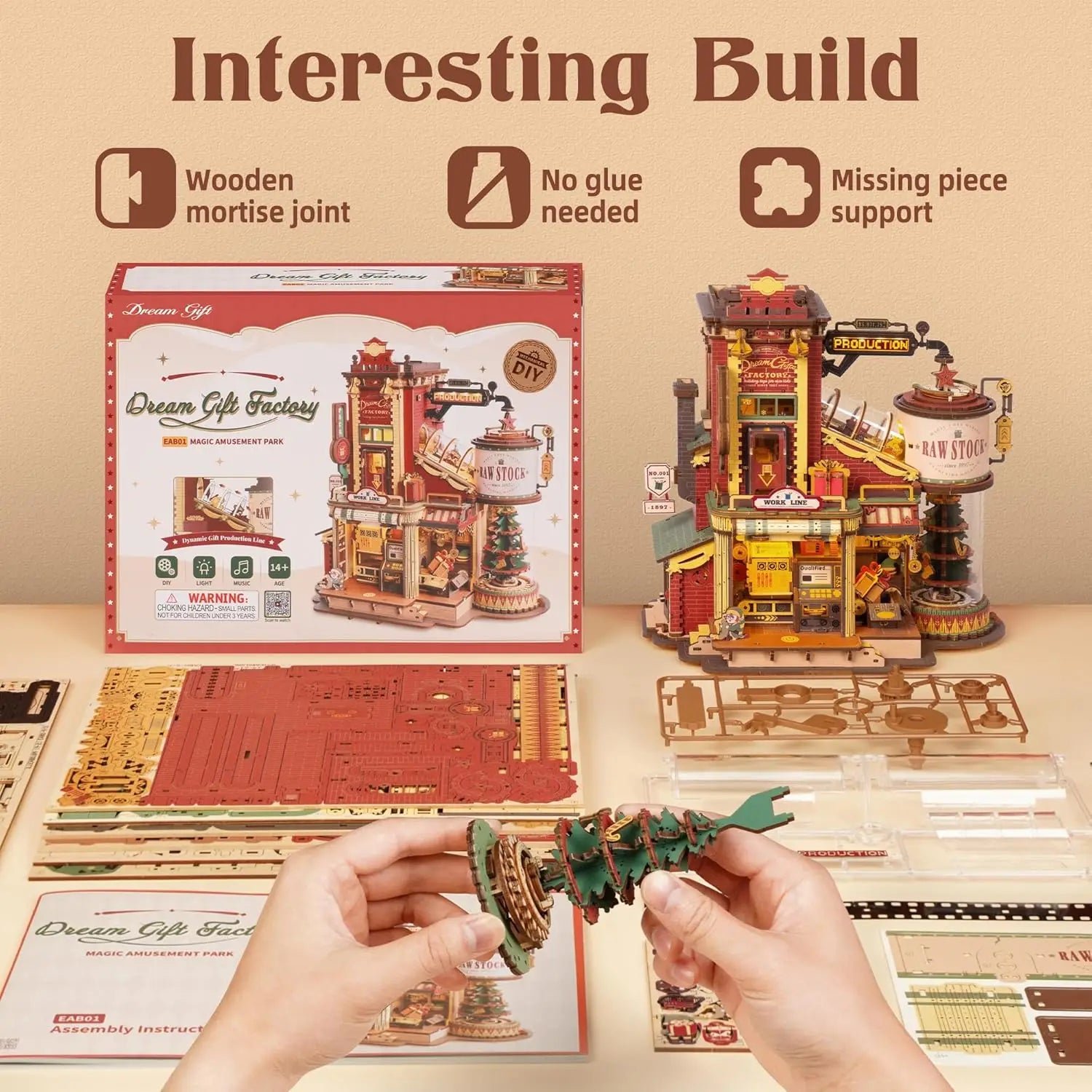 Dream Gift Factory Wooden Music Box