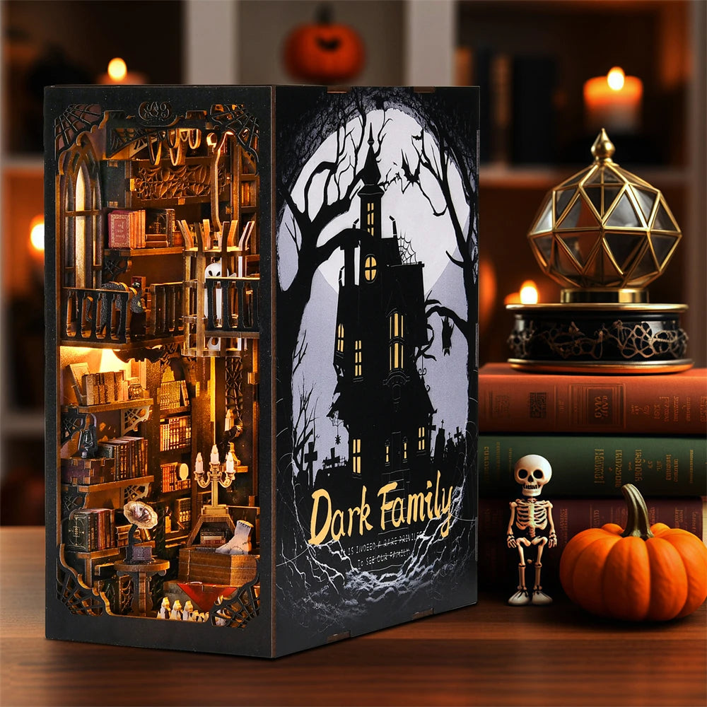Gothic style Halloween Bookshelf