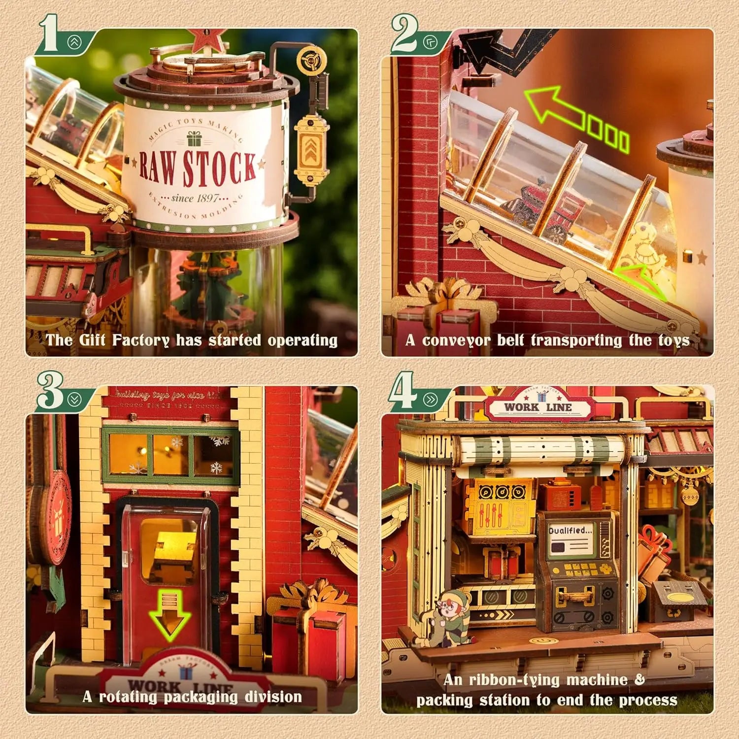Dream Gift Factory Wooden Music Box