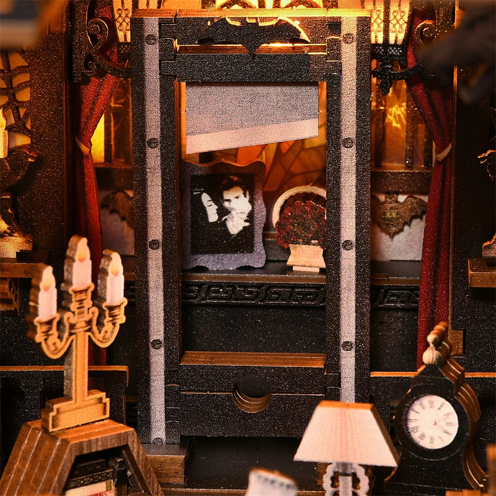 Gothic style Halloween Bookshelf