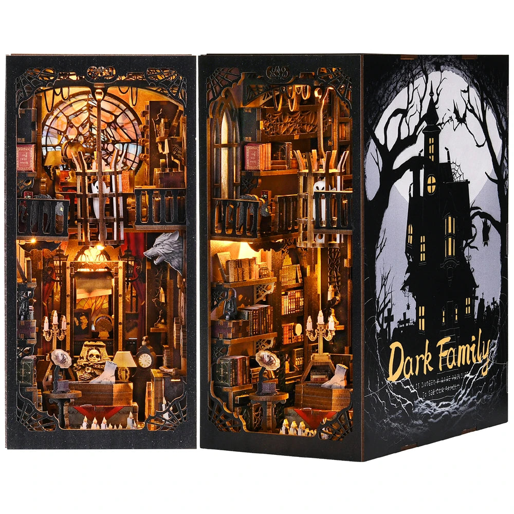 Gothic style Halloween Bookshelf