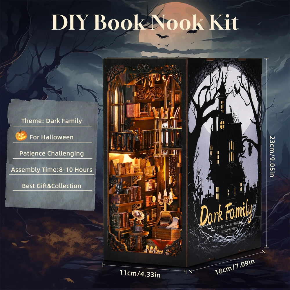Gothic style Halloween Bookshelf